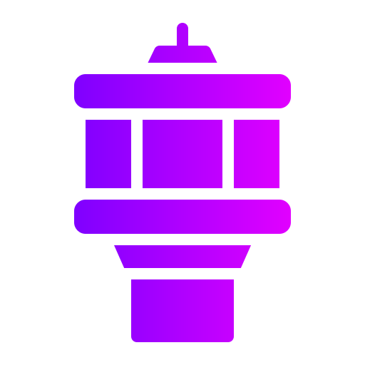 torre di controllo Generic gradient fill icona