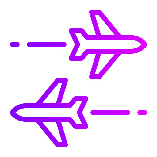 samoloty Generic gradient outline ikona