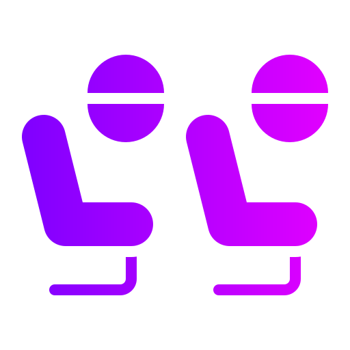 assentos Generic gradient fill Ícone