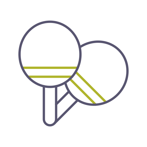 Настольный теннис Generic color outline иконка