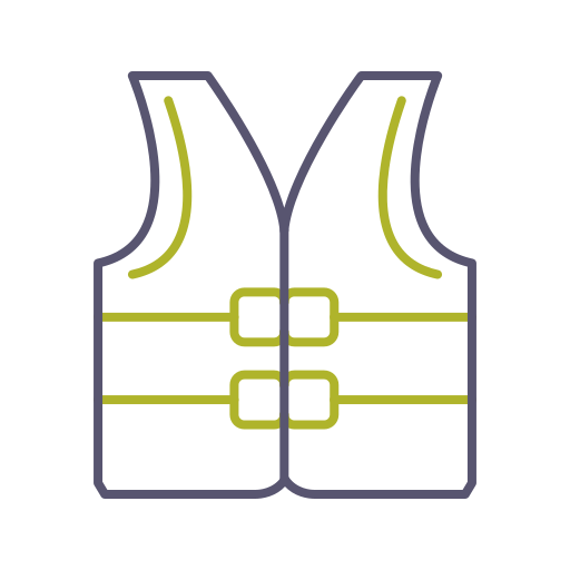 Life Jacket Generic color outline icon