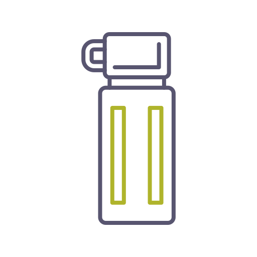garrafa térmica Generic color outline Ícone