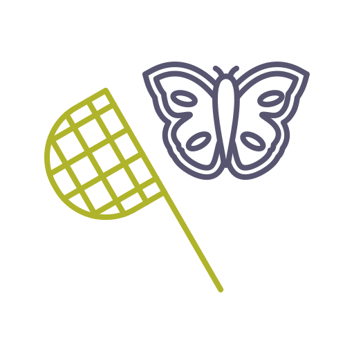 Butterfly Net Generic color outline icon