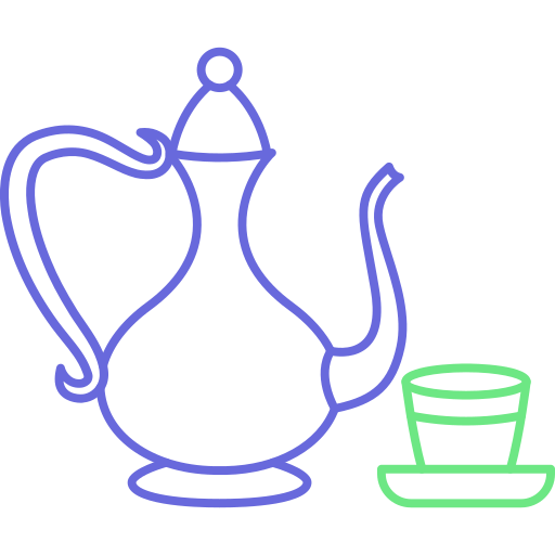 café árabe Generic color outline Ícone