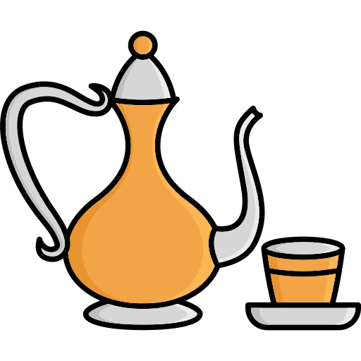 café árabe Generic color lineal-color icono