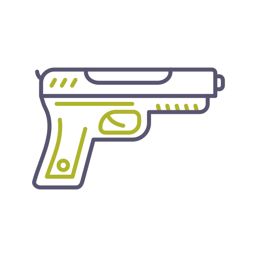 Gun Generic color outline icon