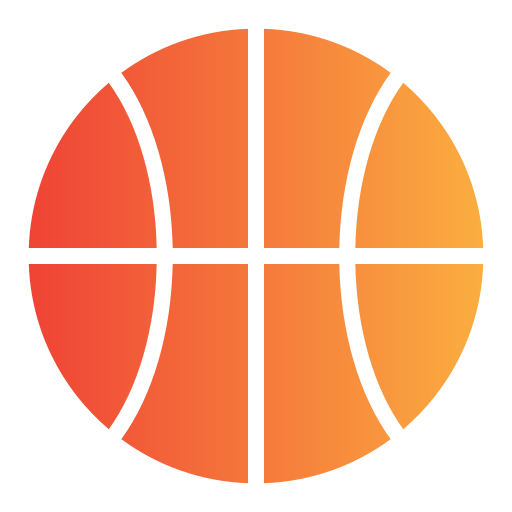pallacanestro Generic gradient fill icona