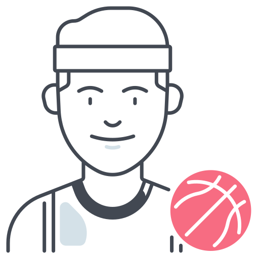 gracz koszykówki Generic color lineal-color ikona