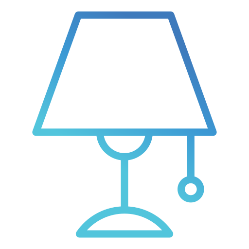 lampka biurkowa Generic gradient outline ikona