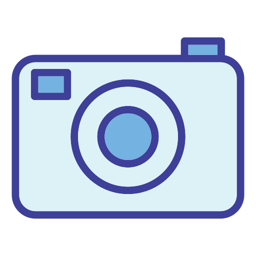 Photo camera Generic color lineal-color icon