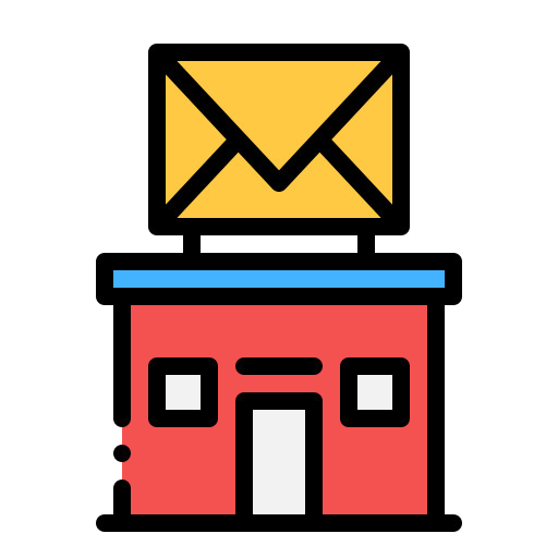 Post Office Generic color lineal-color icon