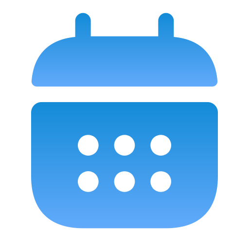 Calendar Generic gradient fill icon