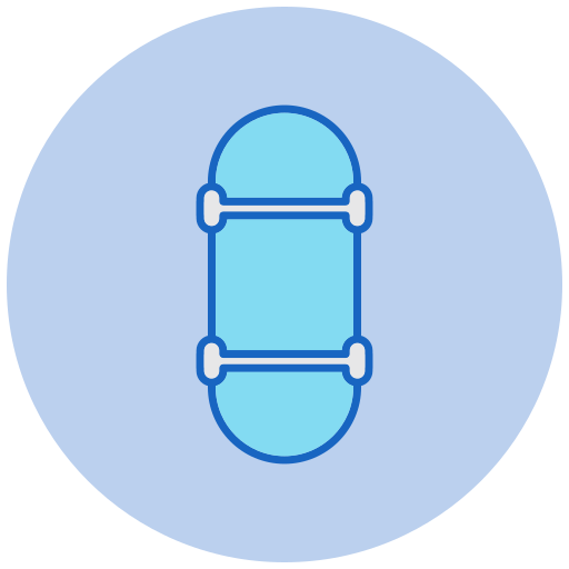 Skate board Generic color lineal-color icon