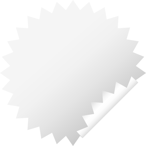 biały Leremy Gradient ikona