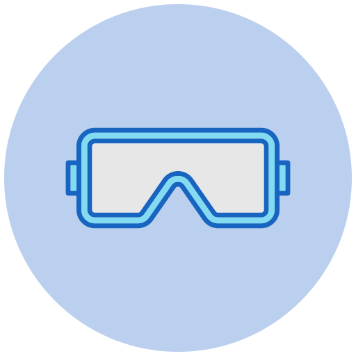 gafas de natación Generic color lineal-color icono