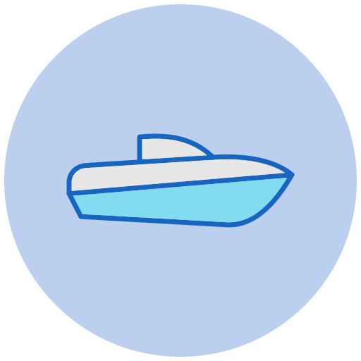 bateau à moteur Generic color lineal-color Icône