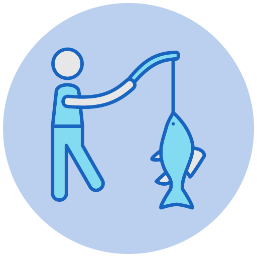 Рыбак Generic color lineal-color иконка