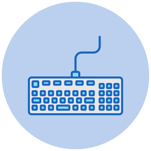 tastatur Generic color lineal-color icon