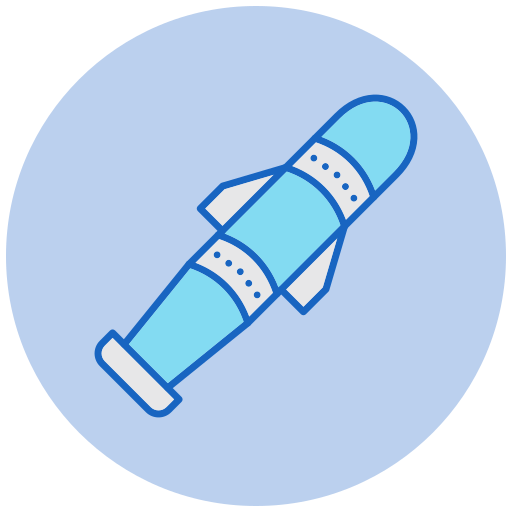 torpedo Generic color lineal-color icon
