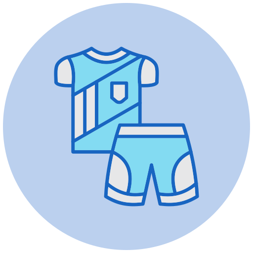 Football uniform Generic color lineal-color icon