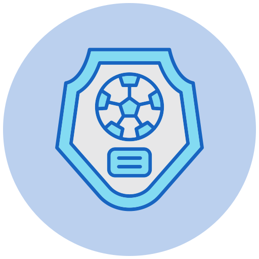 klub piłkarski Generic color lineal-color ikona