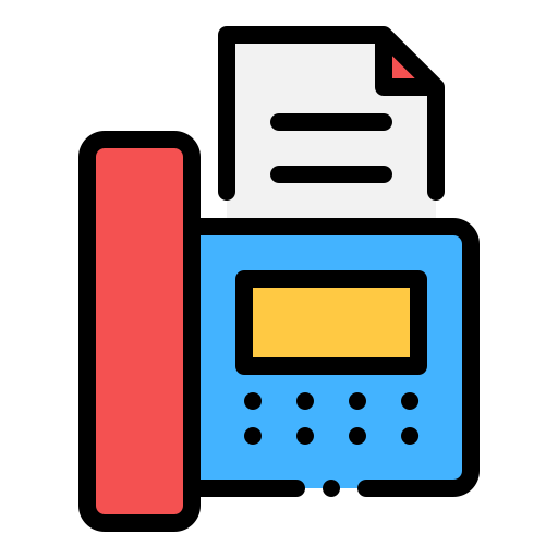 ファックス Generic color lineal-color icon