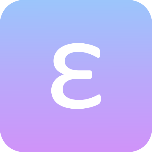 Epsilon Generic gradient fill icon