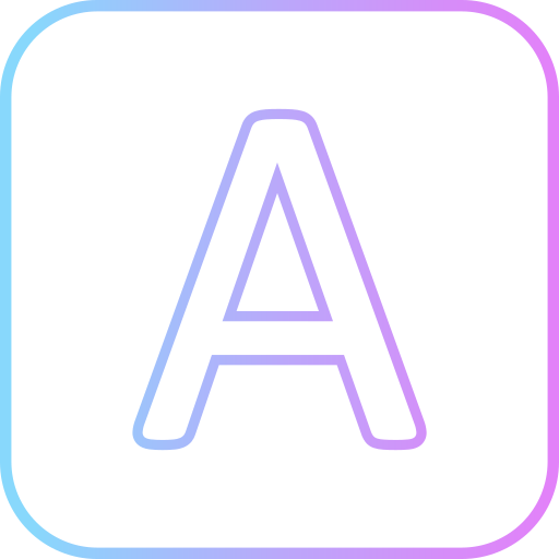 alfa Generic gradient outline ikona