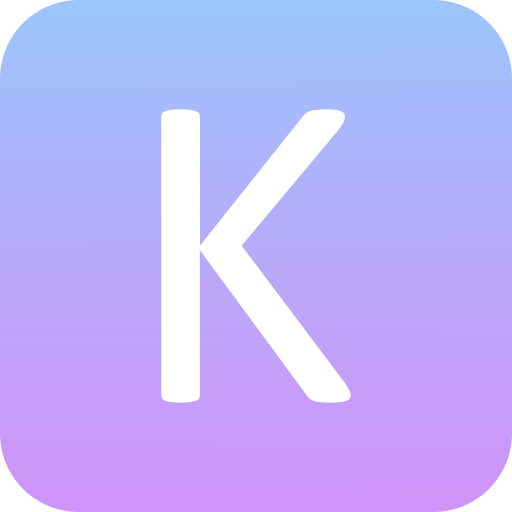 kappa Generic gradient fill icono