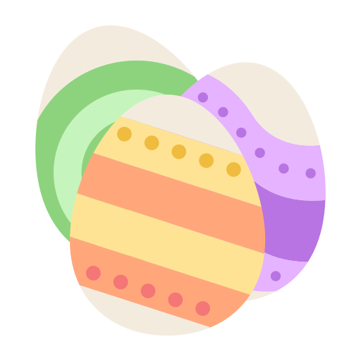 des œufs Generic color fill Icône