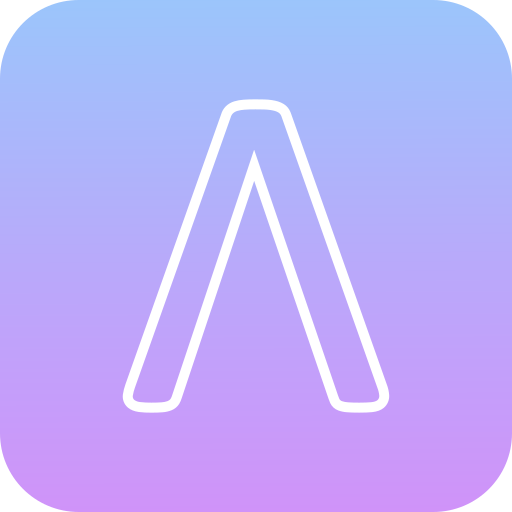 lambda Generic gradient fill icono