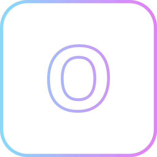 オミクロン Generic gradient outline icon