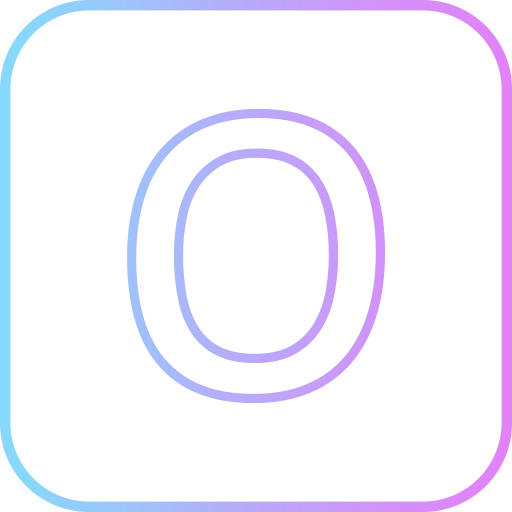 omicrón Generic gradient outline icono