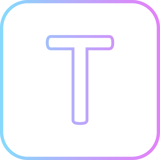 tau Generic gradient outline icoon