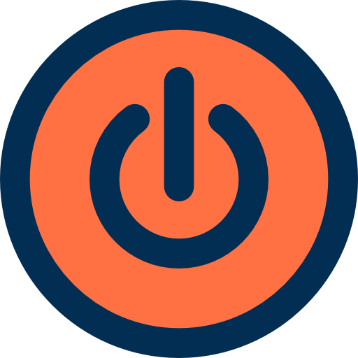 botón de encendido bqlqn Lineal Color icono