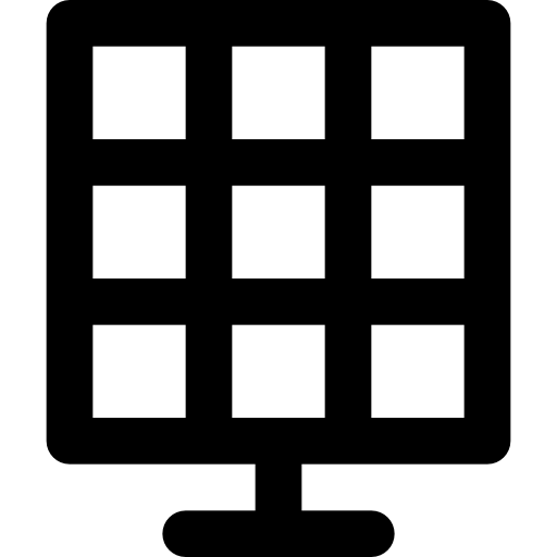 panel słoneczny bqlqn Lineal ikona