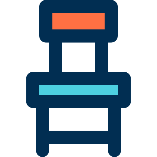 krzesło bqlqn Lineal Color ikona