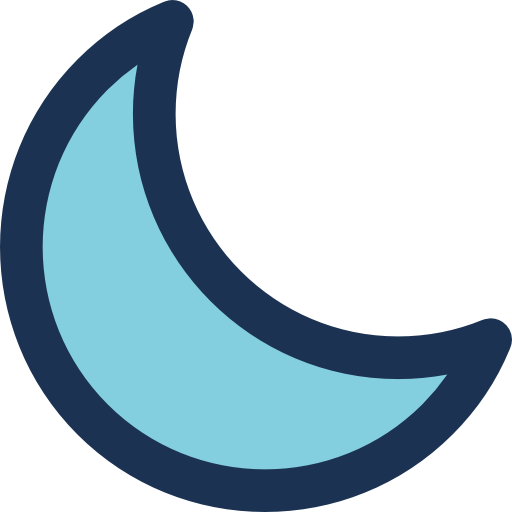 Moon bqlqn Lineal Color icon