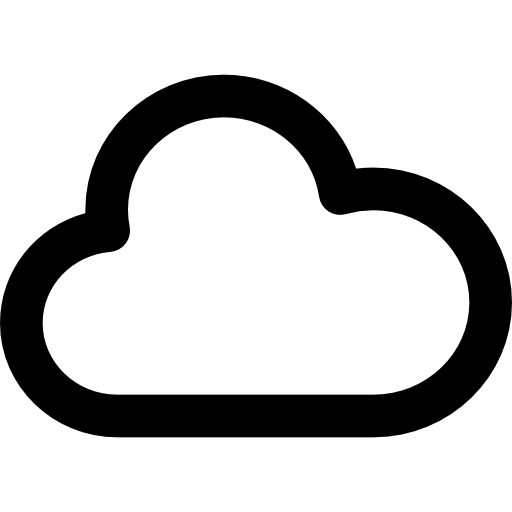 nuvoloso bqlqn Lineal icona