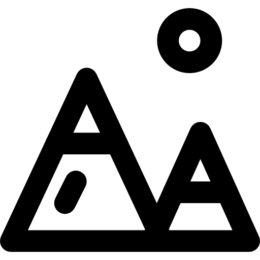 krajobraz bqlqn Lineal ikona