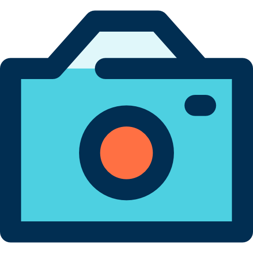 카메라 bqlqn Lineal Color icon