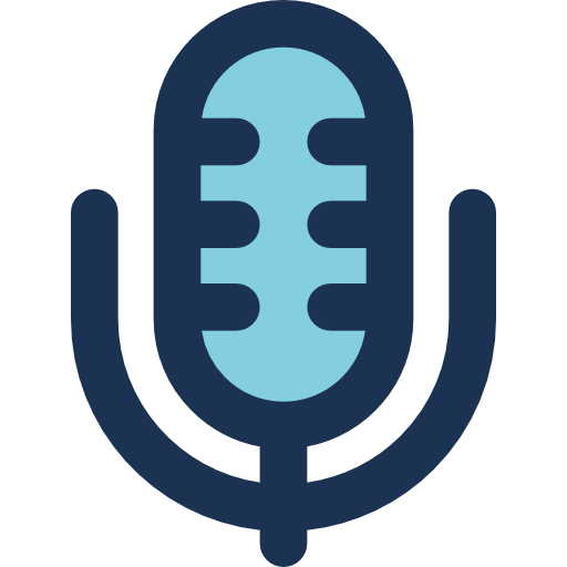 Microphone bqlqn Lineal Color icon