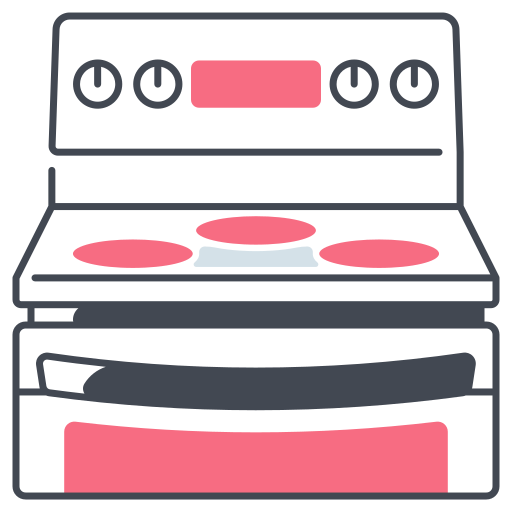 Electric stove Generic color lineal-color icon
