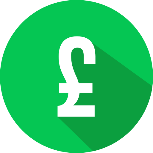 Pound sterling Generic color fill icon
