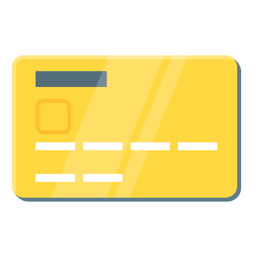 płatność kartą kredytową Generic color fill ikona
