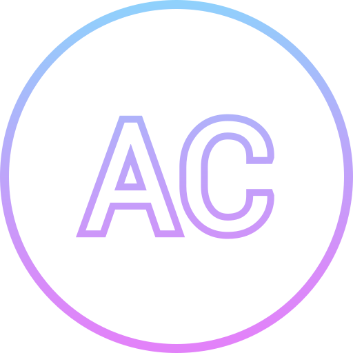 ac Generic gradient outline icon