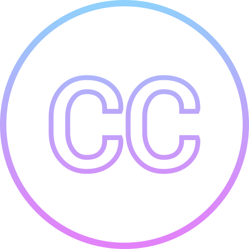 cc Generic gradient outline icoon