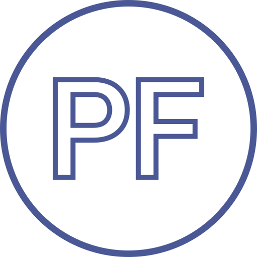p.f. Generic color outline icono