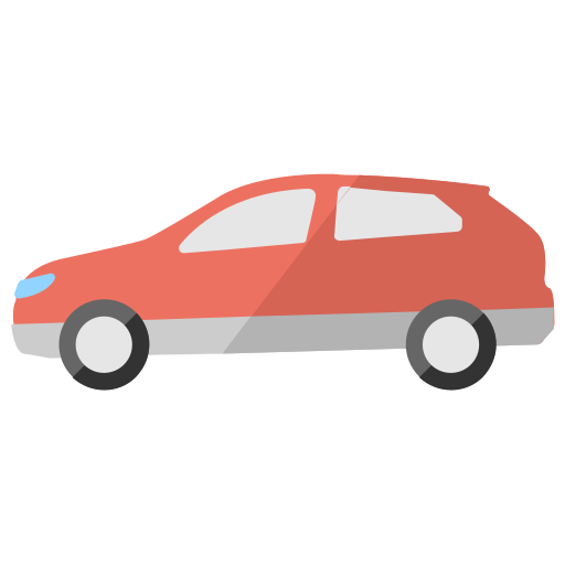 Car Generic color fill icon