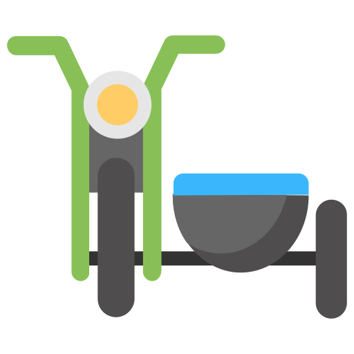 Мотоцикл Generic color fill иконка